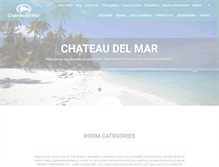 Tablet Screenshot of chateaudelmardr.com